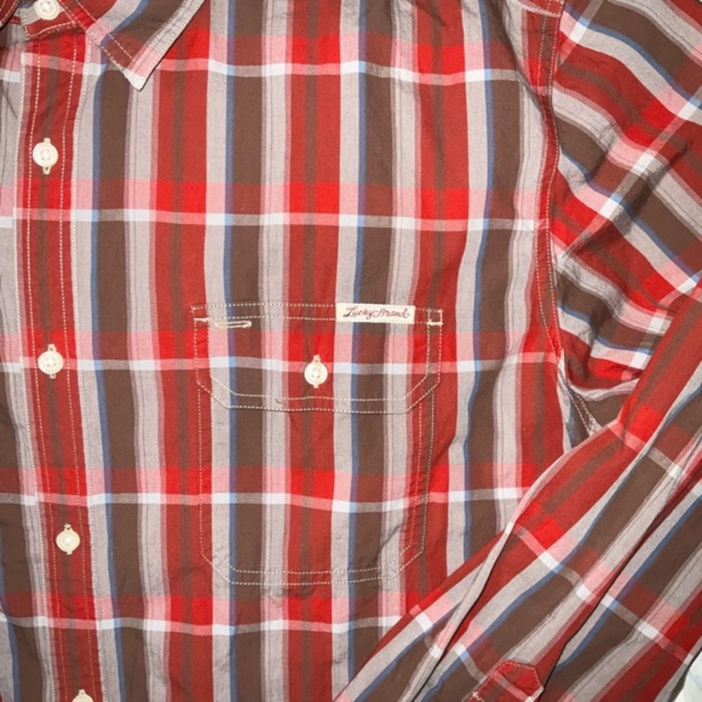 Lucky Brand Distinctive Western Sportswear Guaranteed Fit Long Sleeve Sz… - Picture 9 of 13